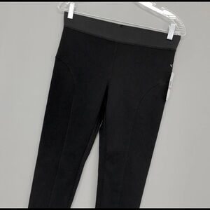 Michael by Michael Kors Black Skinny Leggings with Elastic Waist
